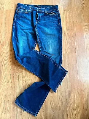 Else Women's Mid Rise Size 30 Blue Jeans Straight Ankle Cotton 30x31 Medium Wash • $14