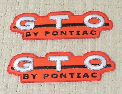 Set Of 2 - Pontiac Gto Patch - Nos - Vintage Patches -  High Quality • $34