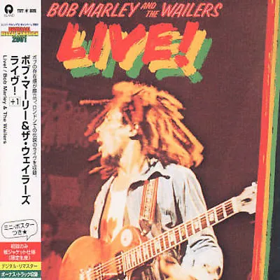 BOB MARLEY Live! JAPAN Mini LP CD UICY-3174 Tuff Gong 2001 UPC 4988005272423 VG+ • $24.88