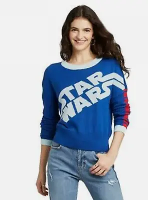 $14.99 • Buy Well Worn Star Wars Knit Long Sleeve Ugly Christmas Holiday Sz M XL Sweater NEW