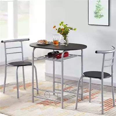 Dining Table Set For 2 Modern Kitchen Table & Chairs Breakfast Dinette Set • $99.72