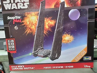 Revell 85-1826 Star Wars Kylo Ren's Command Shuttle Snap Tite Max Model Kit • $25