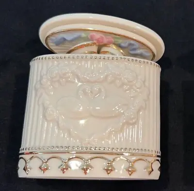 Lenox Sentiments Collection- Anniversary Trinket Box W/Reversible Lid~Last One! • $10