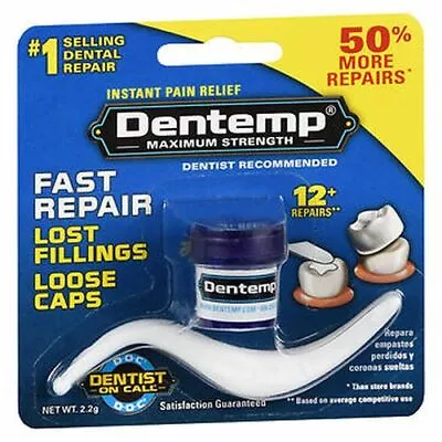 D.O.C. Dentemp Maximum Strength Dental Repair 2.2 Grams By D.O.C. • $8.34