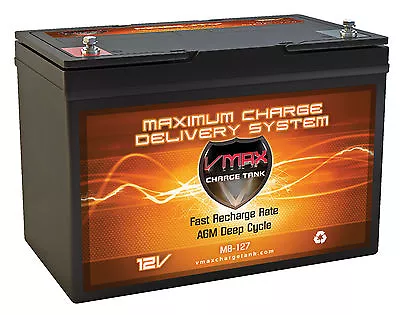 EVEREST & JENNINGS COMP VMAX MB127 Wheelchair 100AH AGM Group 27 Battery 1265T  • $239.93