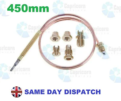 Universal Thermocouple 450mm Long With M6 Threaded End - Free Postage • £5.49