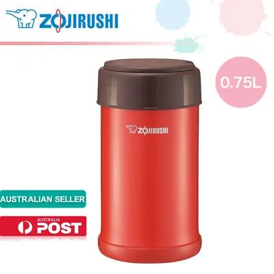 Zojirushi SW-JA75-RV Stainless Cook & Food Jar Container 750ml Tomato Red  • $75.90