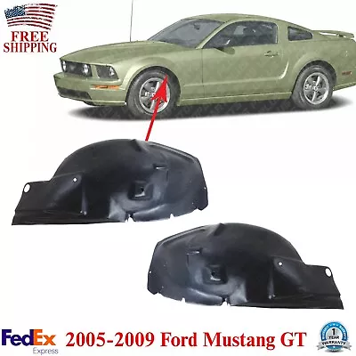 Front Fender Liner Left Driver & Right Passenger Side For 05-09 Ford Mustang GT • $37.04