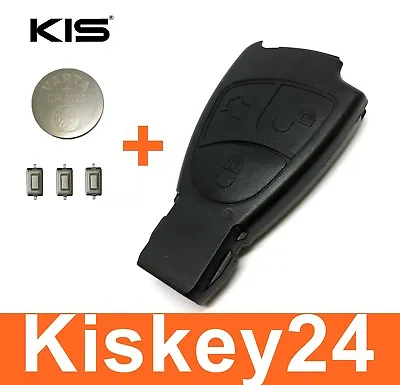 3Tasten Key For Mercedes Benz W168 W202 W203 W211 +3x Push Button + Battery • $21.40