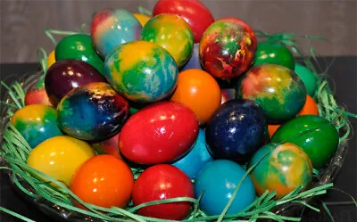 6 Colours Easter Eggs Dye Paint Decorating Crafting Colouring Art Fun  • £3.50