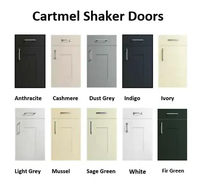 £33.44 • Buy Cartmel Shaker Replacement Kitchen Cupboard Doors Drawers, Accessories,10Colours