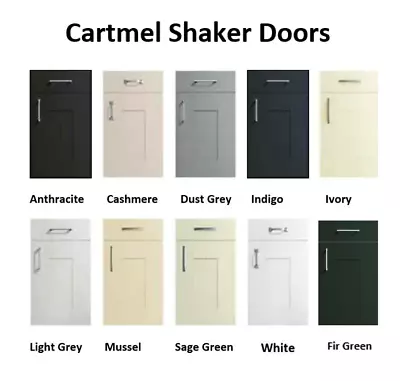 Cartmel Shaker Replacement Kitchen Cupboard Doors Drawers Accessories10Colours • £461.66