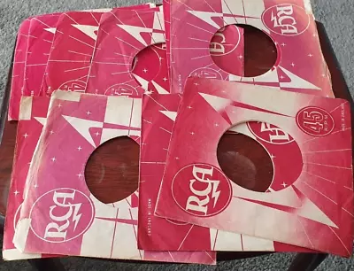 10 Original Rca Company Sleeves For 7  Singles Bundle Job Lot • £0.99