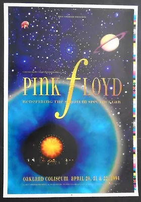 Original Concert Poster_pink Floyd-oakland Coliseum-apr. 20/22 1994-un Cut Proof • $149