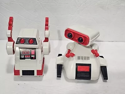 Vintage 1985 Tomy Toy Dingbot & Flipbot Battery Operated Robots Read Description • $49.99