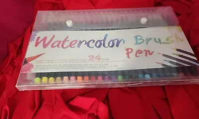 $14.90 • Buy Watercolor Brush Pen Set Of 24 Colors