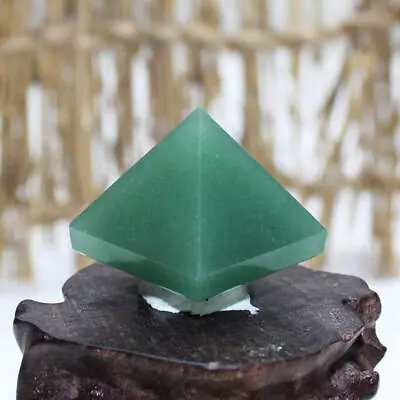 Natural Green Aventurine Quartz Energy Tower Crystal Chakra Reiki Rock Pyramid • $5.31