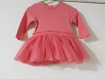 Baby Girl's Dress Tu Tu Type  By F&F Size O-3 Mths • £1.15