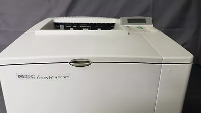 Hp Laserjet 4100n C8050a Network Printer Remanufactured • $1299