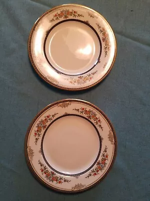Minton~ Stanwood~ Gold Trim   2 Bread/Butter Plates  6 5/8 Inches Wide • $22