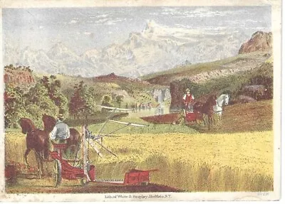 [Agriculture] McCormick & Bro. Trade Card For Reaping And Mowing Machines • £71.24