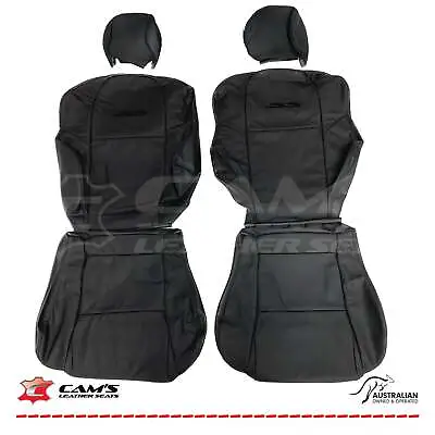 Leather Seats Trim Kit For Holden Vt/vx Ss Ute Black With Black Stitching • $1244