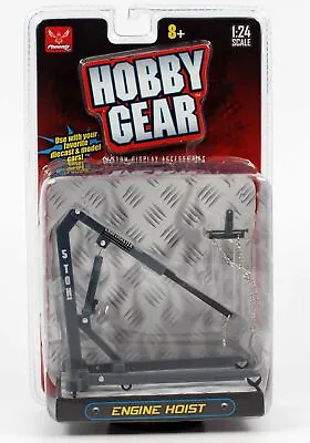 $15.98 • Buy New! Hobby Gear: Craftmaster Engine Hoist 1/24 Scale For Diecast Toys (Grey)