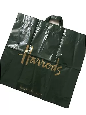 HARRODS LONDON Plastic Shopping Bag ~ FASHION BLOGGER • $14