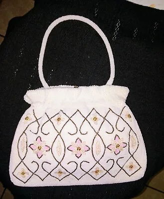 $21.99 • Buy Vintage Seed Pearl Purse Circa 1960's Pre-Owned