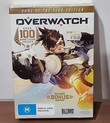 Overwatch Game Of The Year Edition PC DVD ROM Video Game PAL Boxed • $19.90