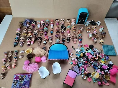 Huge Lot L.O.L. 150+ Pieces LOL Surprise Dolls Lil Sisters Pets And Accessories • $62