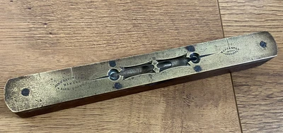 £11 • Buy Vintage Wood And Brass Spirit Level 10” John Rabone & Sons Birmingham