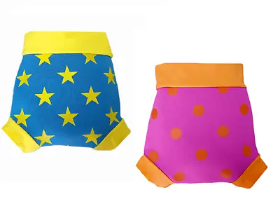 Indigo Kids Baby Toddler Boy Girl Neoprene Swim Nappy Reusable Shorts Swimwear • £6.59