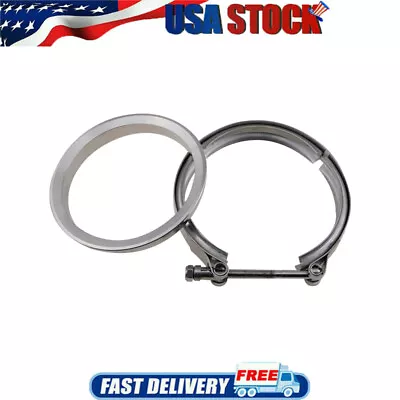 5  Exhaust Downpipe Flange Clamp Fit For S400 S400SXE S475 S480 *T6* Borg Warner • $31.01