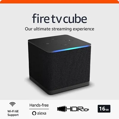 Amazon Fire TV Cube 3rd Gen Hands-Free Alexa 4K HDR UHD UltraHD Streaming • $189