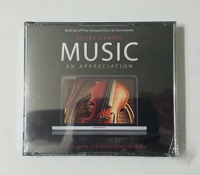 Roger Kamien: Music - An Appreciation CD (5-Disc Set 2011) NEW! CRACKED CASE • $19.95