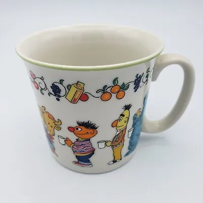 Sesame Street 1976 Gorham Fine China Child's Mug/Cup Big Bird Burt Muppets  • $12.50