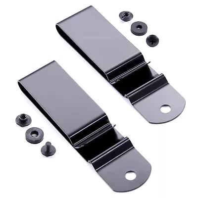 Metal Belt Clips - Model 1 - Holster Belt Clips (w/SPTHA Mounting Hardware) • $9.45