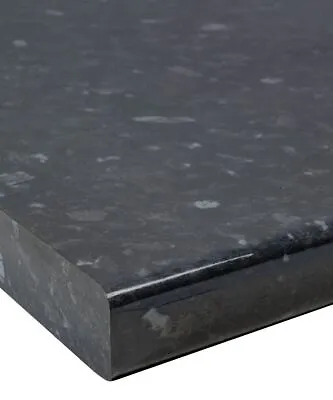 Black Granite Gloss 40mm Laminate Kitchen Worktop | Cut To Size + Edging Strip • £165