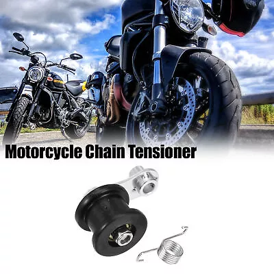 Motorcycle Chain Tensioner Adjuster Set For Massimo MB200 Accessories Black • $14.29