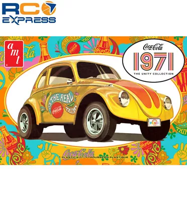 AMT Volkswagen Superbug 1971 Unity Graphics Coke 1:25 AMT1284M • $66.03