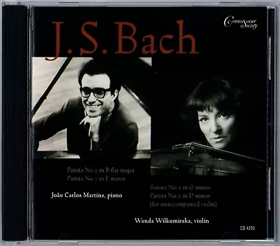 Wilkomirska & Martins - Bach Connoisseur Society CD 4270 • £11.65