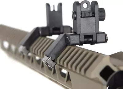 Ultralight Flip Up Sight 45 Degree Offset Rapid Transition Front And Backup Rear • $21.99