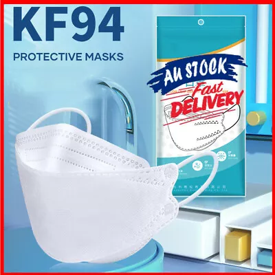 10/50PC Kids KF94 Face Mask Disposable Korean Face Cover Anti-dust Droplet Proof • $11.49