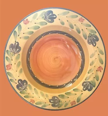 Pier 1 Imports Montelupo Serving Pasta Bowl 14” Hand Painted Earthenware Italy • $84.91