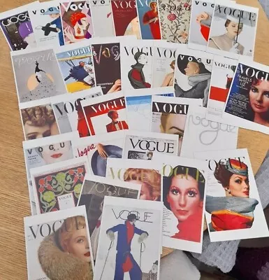 Post Cards X 45 Magazine Covers Vogue & Vanity Fair Unused • £3.99