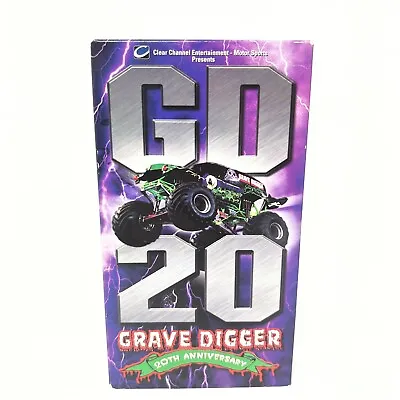 GD 20 Grave Digger 20TH Anniversary (VHS 2002) Vintage Monster Trucks • $11.95