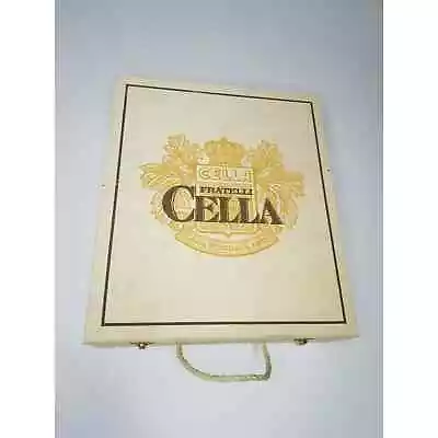 Vintage Fratelli Cella Casa Fibdata 1865 Wine Crate Decor Collectible • $46.75