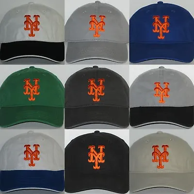 New York Mets Polo Style Cap ⚾Hat ⚾CLASSIC MLB PATCH/LOGO ⚾9 COOL COLORS ⚾NEW • $19.99