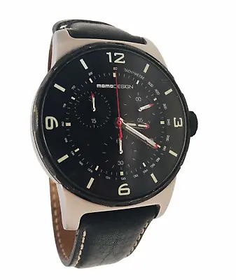 Titanium Quartz Dive Watch MOMO Design MD - 064 W/Genuine Leather Wrist Band • $370
